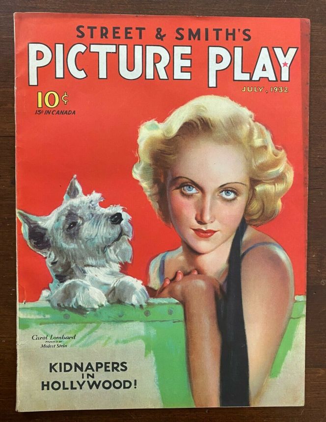 PICTURE PLAY magazine side cover July 1932