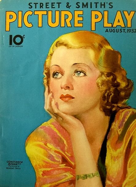 PICTURE PLAY magazine side cover August 1932