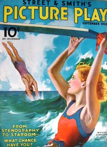 PICTURE PLAY magazine side cover September 1932