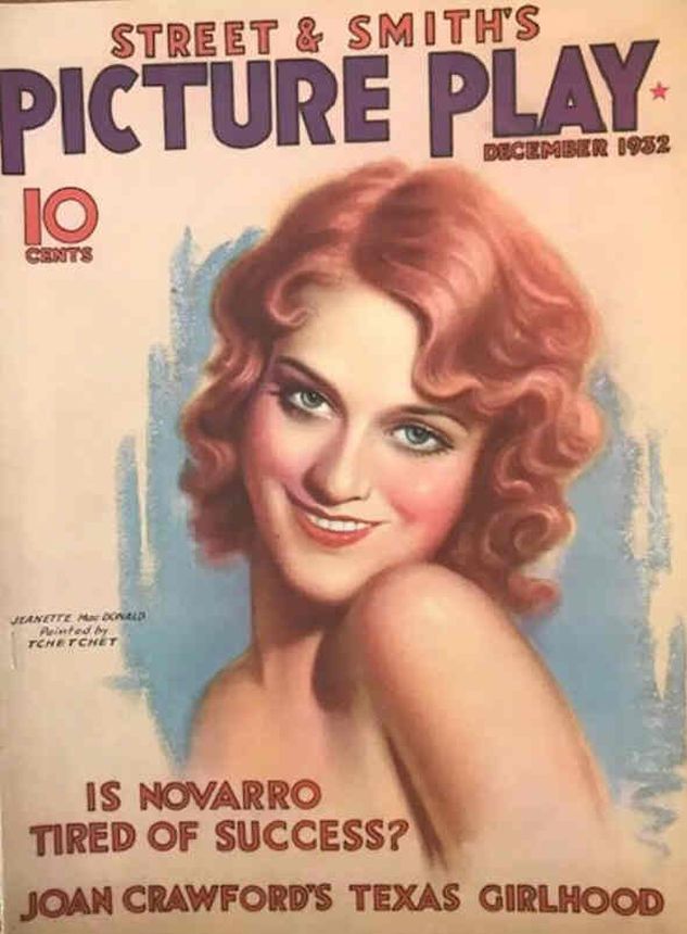 PICTURE PLAY magazine side cover December 1932
