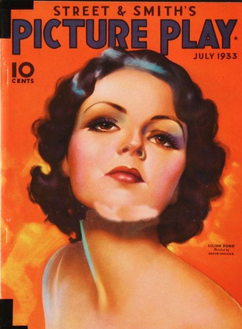 PICTURE PLAY magazine side cover July 1933