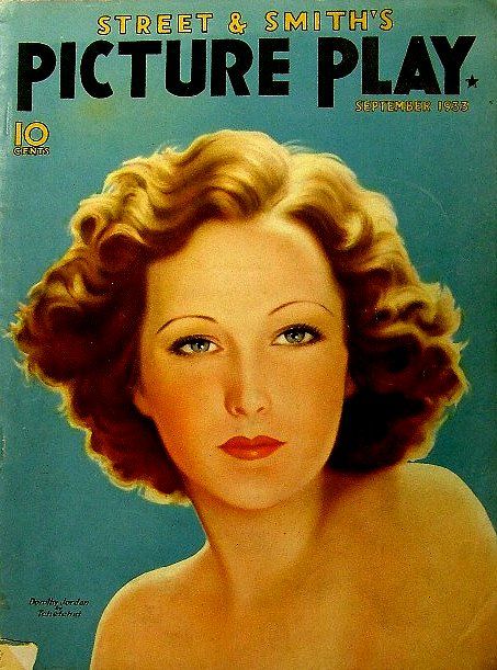 PICTURE PLAY magazine side cover September 1933
