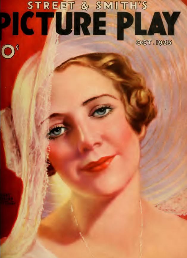 PICTURE PLAY magazine side cover October 1933