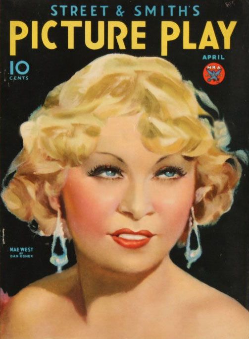 PICTURE PLAY magazine side cover April 1934