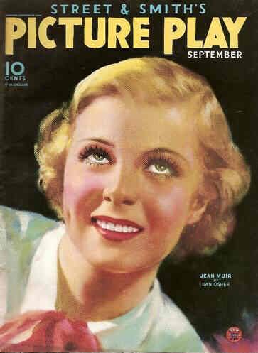 PICTURE PLAY magazine side cover September 1934