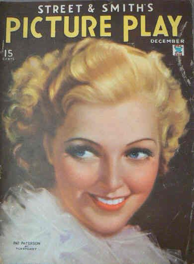 PICTURE PLAY magazine side cover December 1934