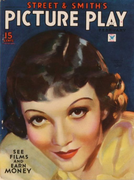PICTURE PLAY magazine side cover February 1935