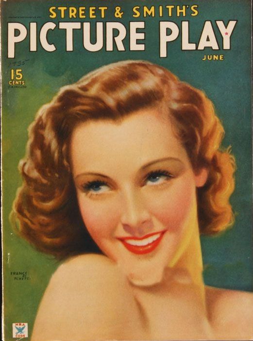 PICTURE PLAY magazine side cover June 1935