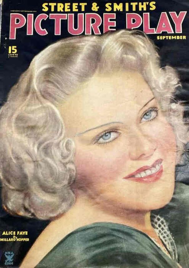 PICTURE PLAY magazine side cover September 1935