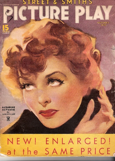 PICTURE PLAY magazine side cover October 1935