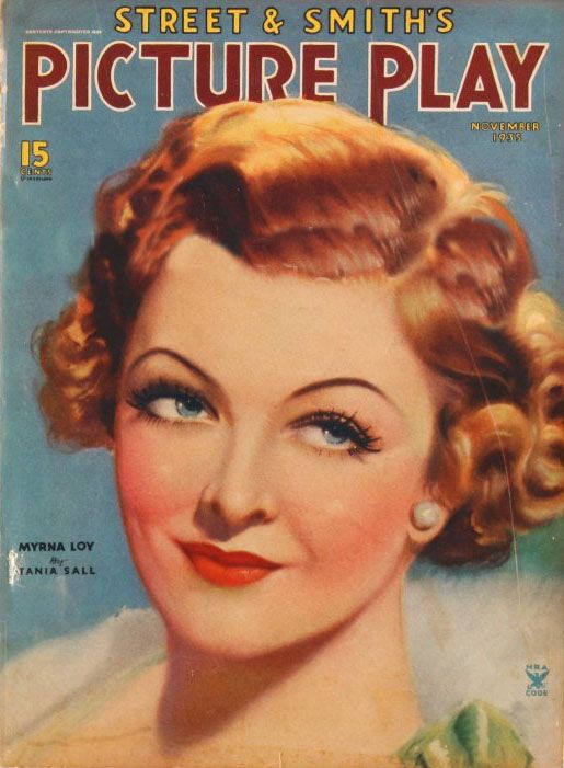 PICTURE PLAY magazine side cover November 1935
