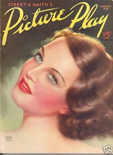 PICTURE PLAY magazine side cover February 1936