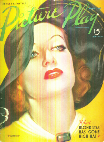 PICTURE PLAY magazine side cover March 1936