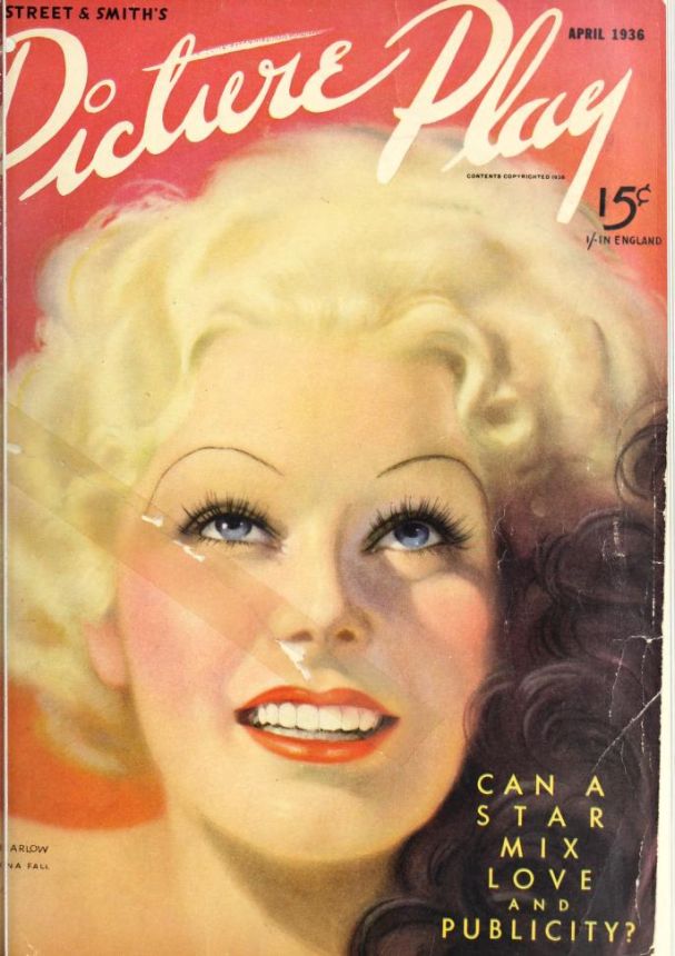 PICTURE PLAY magazine side cover April 1936