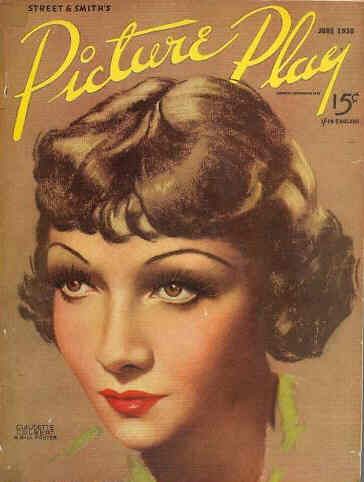PICTURE PLAY magazine side cover June 1936