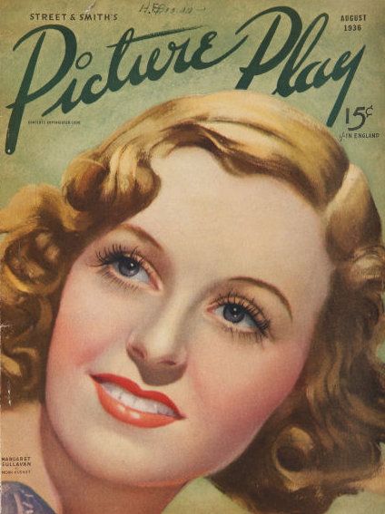 PICTURE PLAY magazine side cover August 1936