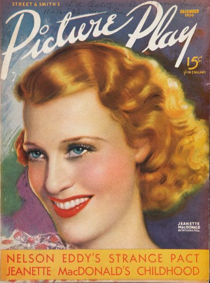 PICTURE PLAY magazine side cover December 1936