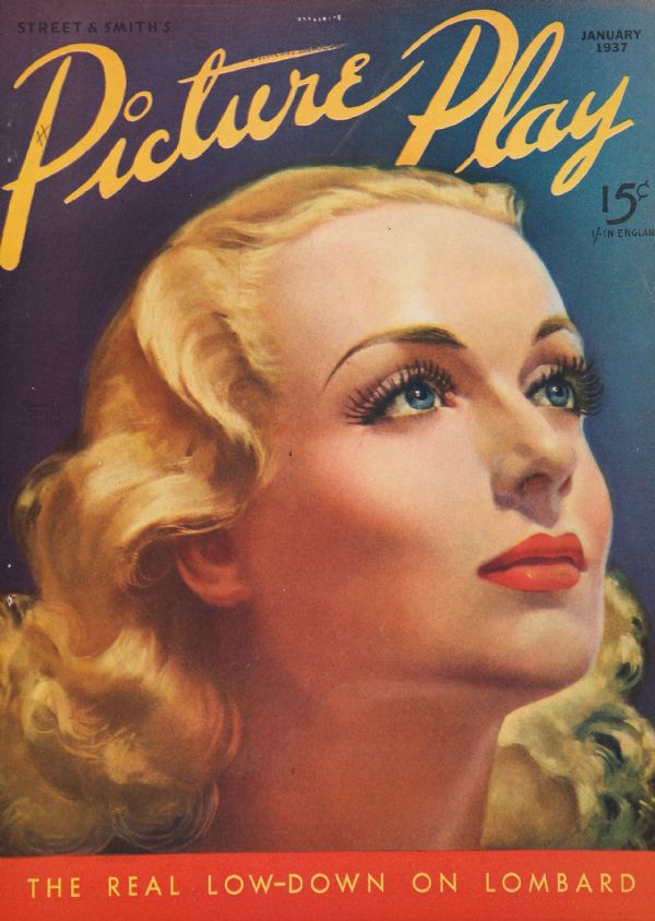 PICTURE PLAY magazine side cover January 1937