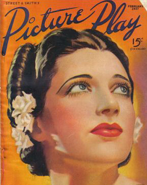 PICTURE PLAY magazine side cover February 1937