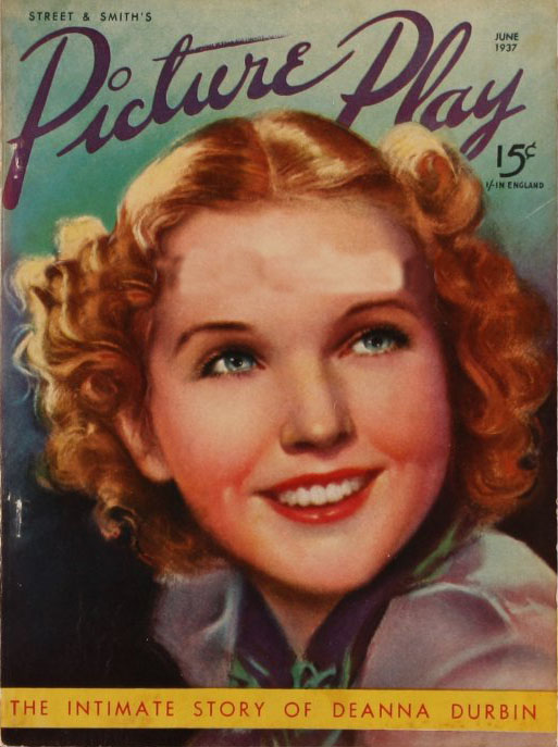 PICTURE PLAY magazine side cover June 1937