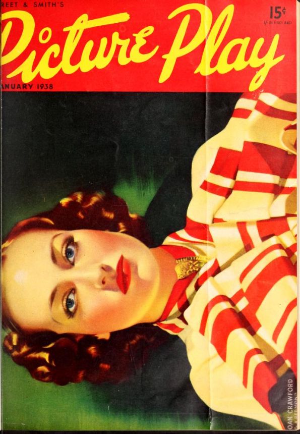 PICTURE PLAY magazine side cover January 1938