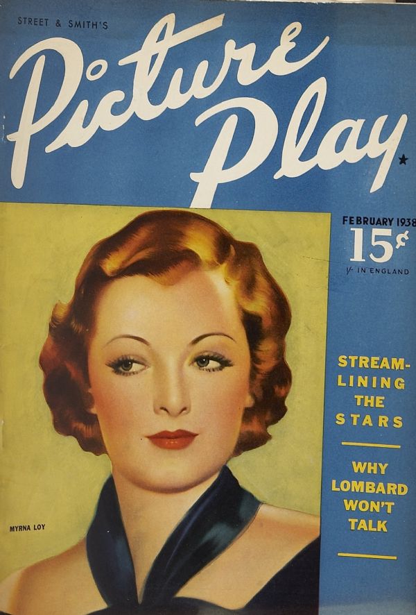 PICTURE PLAY magazine side cover February 1938