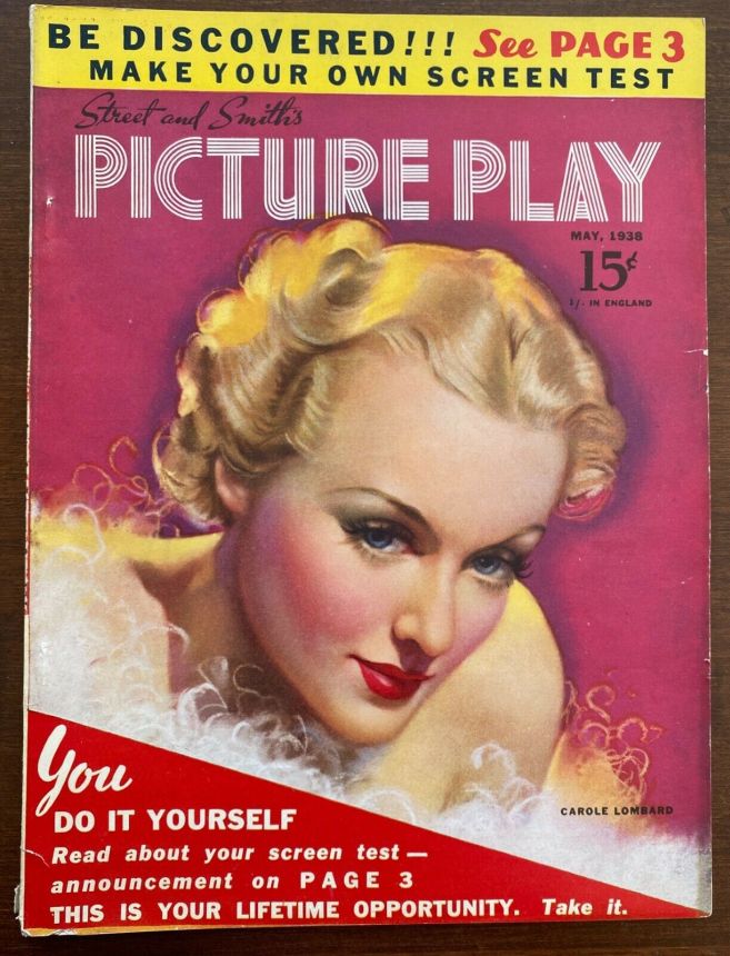 PICTURE PLAY magazine side cover May 1938