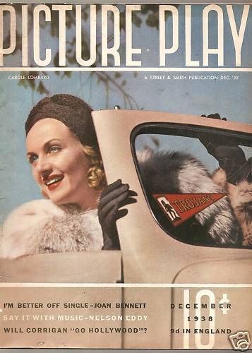 PICTURE PLAY magazine side cover December 1938