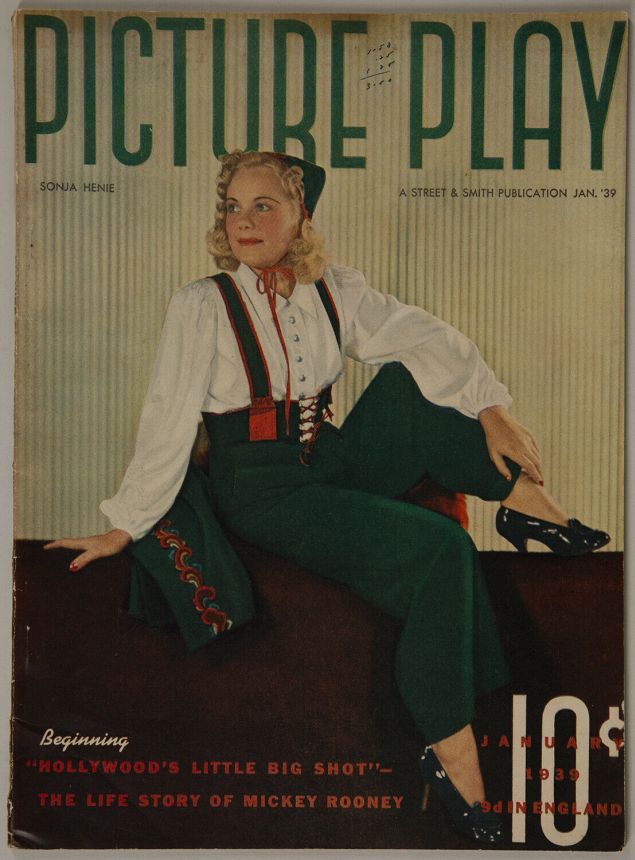 PICTURE PLAY magazine side cover January 1939