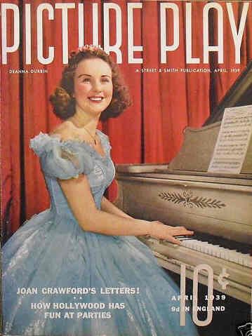 PICTURE PLAY magazine side cover April 1939