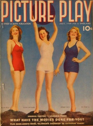PICTURE PLAY magazine side cover July 1939