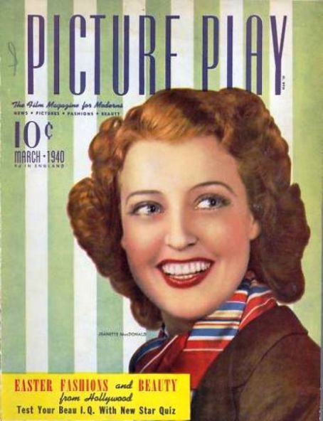 PICTURE PLAY magazine side cover March 1940