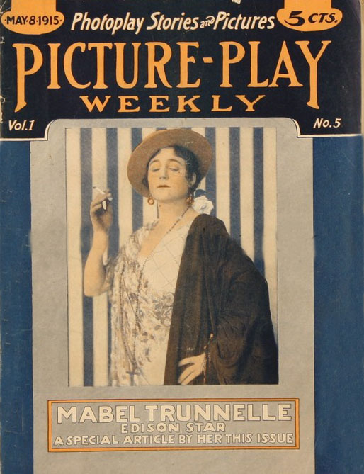PICTURE-PLAY WEEKLY magazine side cover Issue 5 8 May 1915