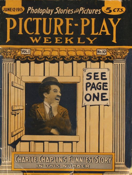 PICTURE-PLAY WEEKLY magazine side cover Issue 10 12 June 1915