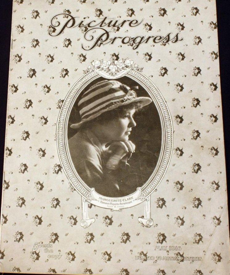 PICTURE PROGRESS magazine side cover  Vol 2 No  5  May 1916