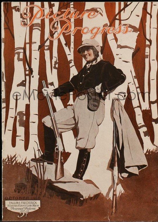 PICTURE PROGRESS magazine side cover  October 1916