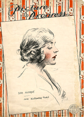 PICTURE PROGRESS magazine side cover  November 1916