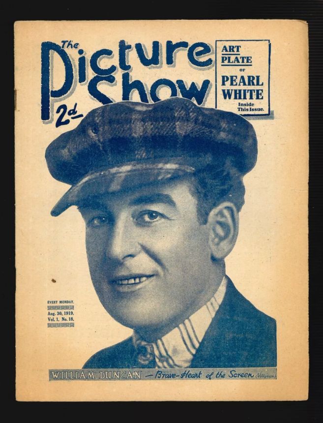 PICTURE SHOW magazine cover Issue 18 30 August 1919