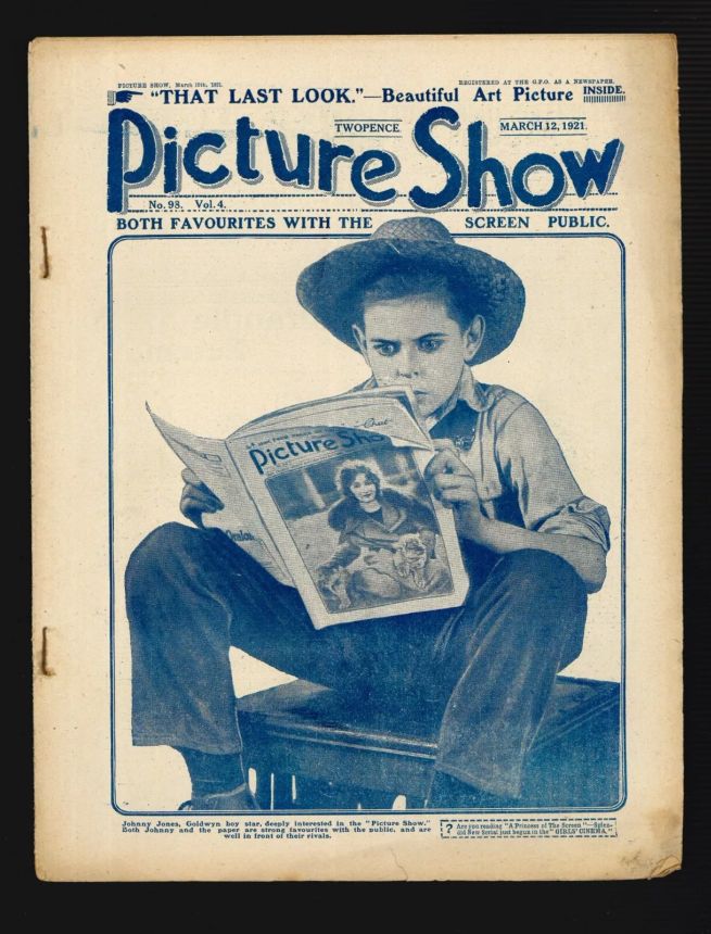 PICTURE SHOW magazine cover Issue 98 12 March 1921
