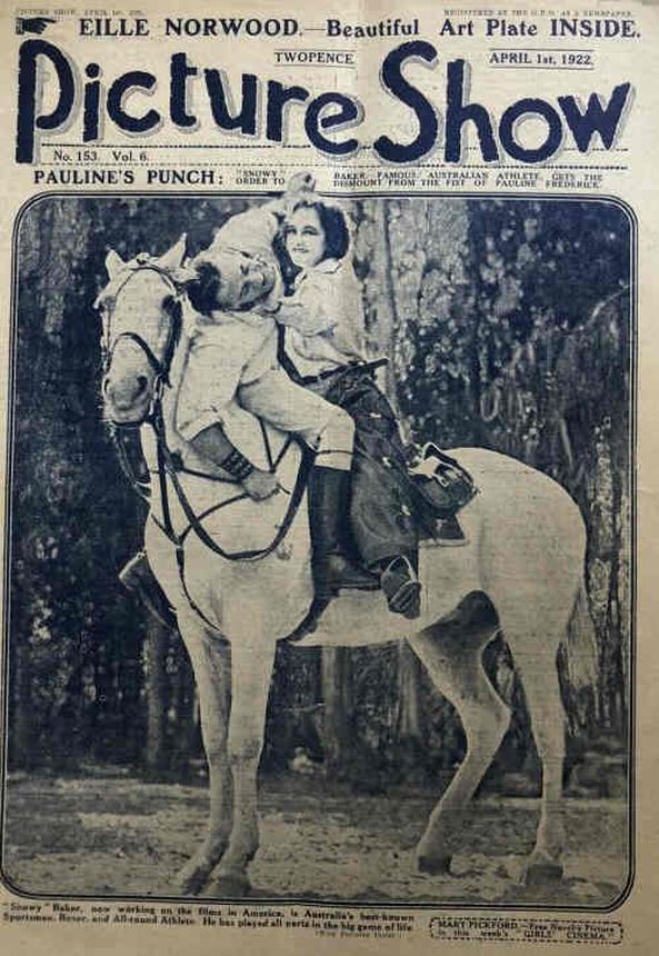 PICTURE SHOW magazine cover Issue 153 1 April 1922