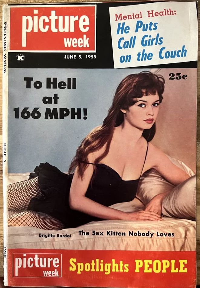 PICTURE WEEK magazine side cover 5 June 1958