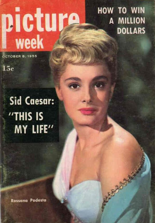 PICTURE WEEK magazine side cover 8 October 1955