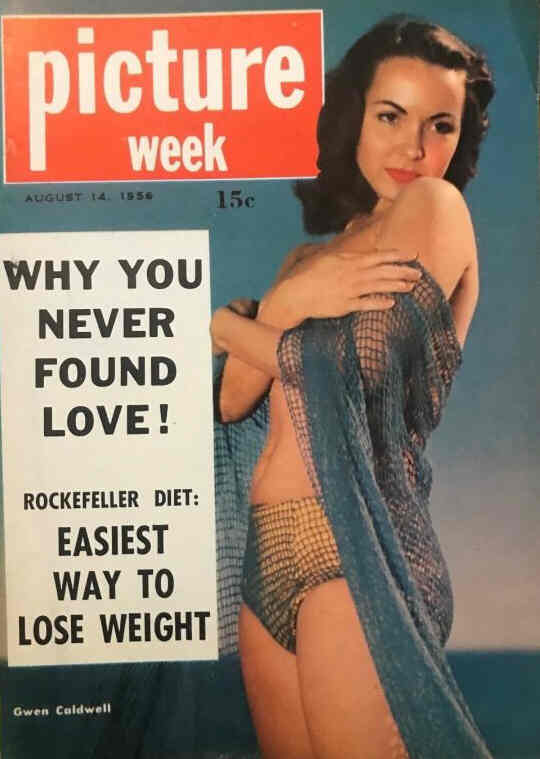 PICTURE WEEK magazine side cover 14 August 1956