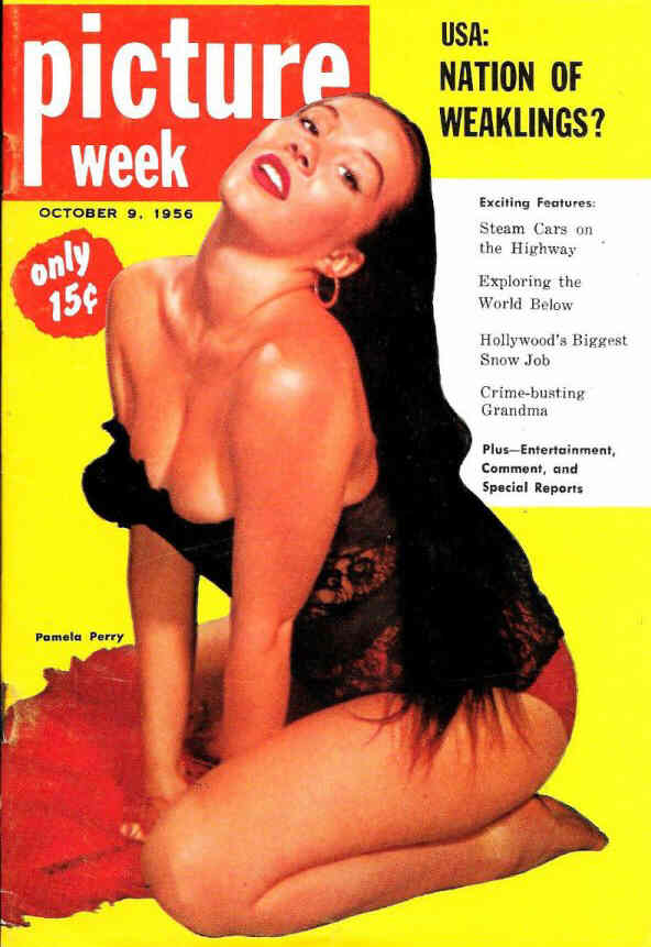 PICTURE WEEK magazine side cover 9 October 1956
