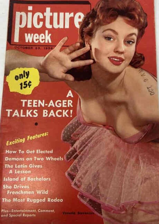 PICTURE WEEK magazine side cover 23 October 1956
