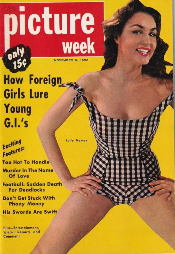 PICTURE WEEK magazine side cover 6 November 1956