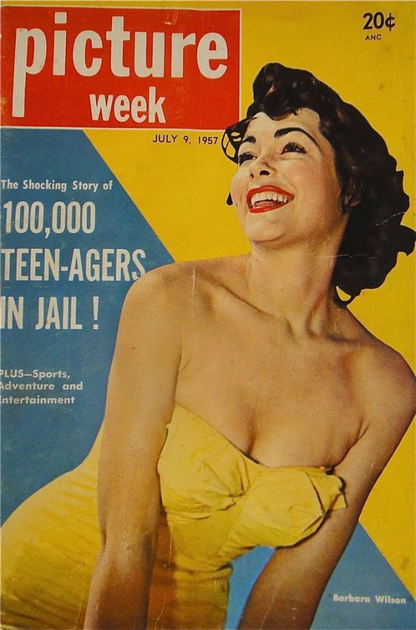 PICTURE WEEK magazine side cover 9 July 1957