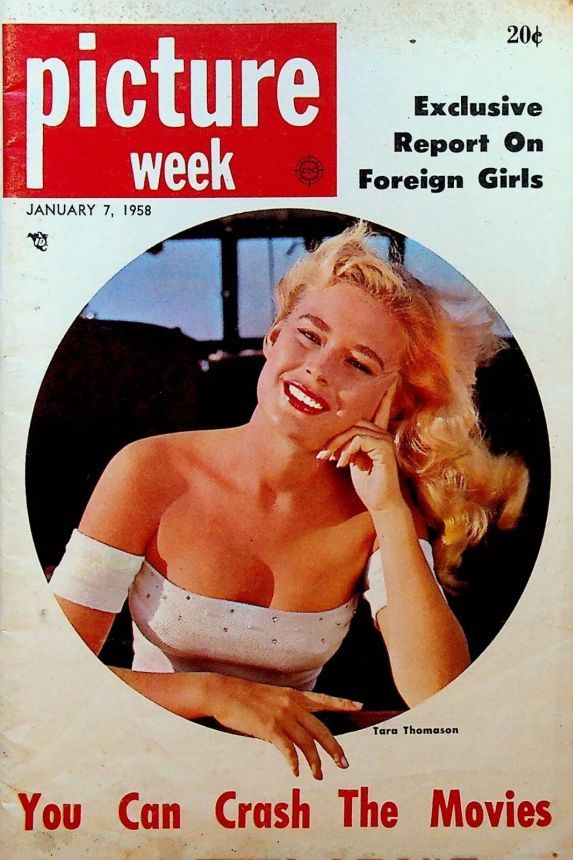 PICTURE WEEK magazine side cover 7 January 1958