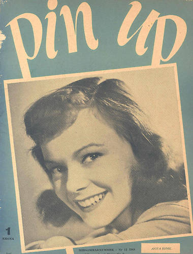 PIN UP magazine side cover Issue 12  1948