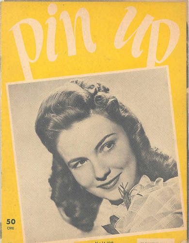 PIN UP magazine side cover Issue 14  1948